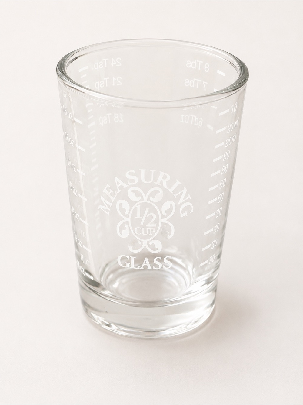 NorPro Clear 1/2 Cup Measuring Glass - Precision Marked Drinkware